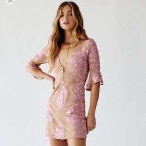 Free People For Love and Lemons Temecula Lace Dress